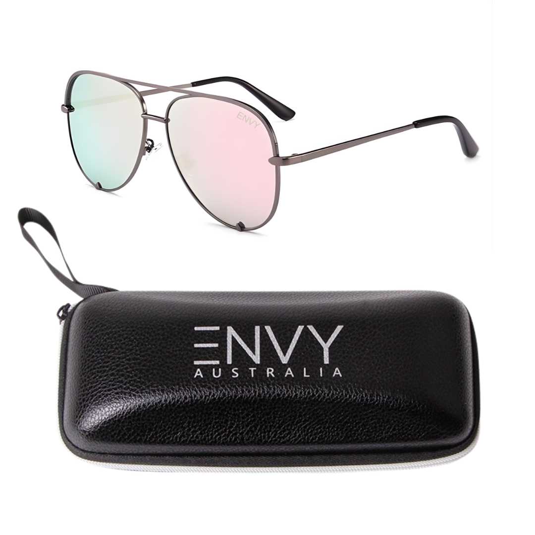 Mirror Shine Pink Envy Sunglasses
