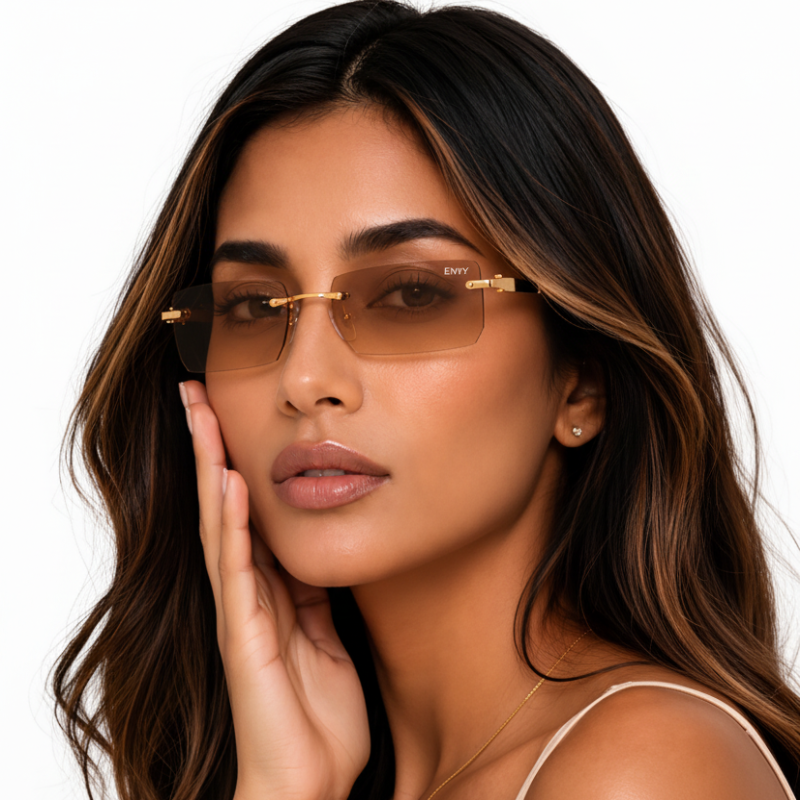 Amber Gold Envy Sunglasses