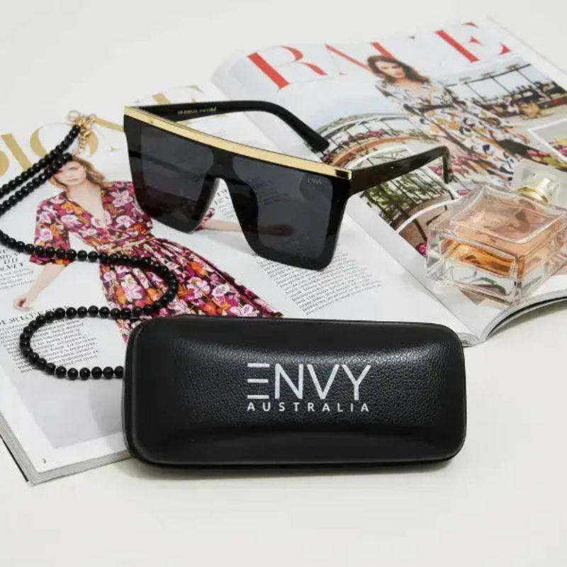 Dakota Black & Gold | Back in Stock Envy Sunglasses