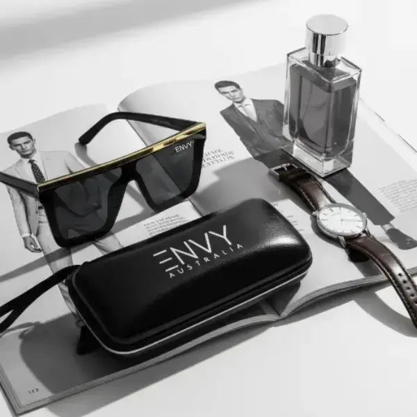Dakota Blade Gold Envy Sunglasses