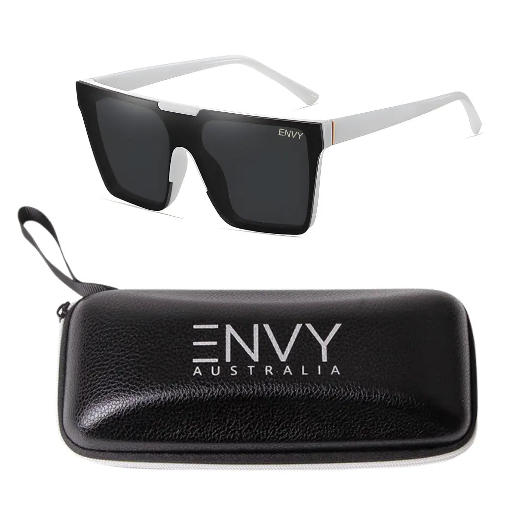 Eclipse Polarised | White Envy Sunglasses