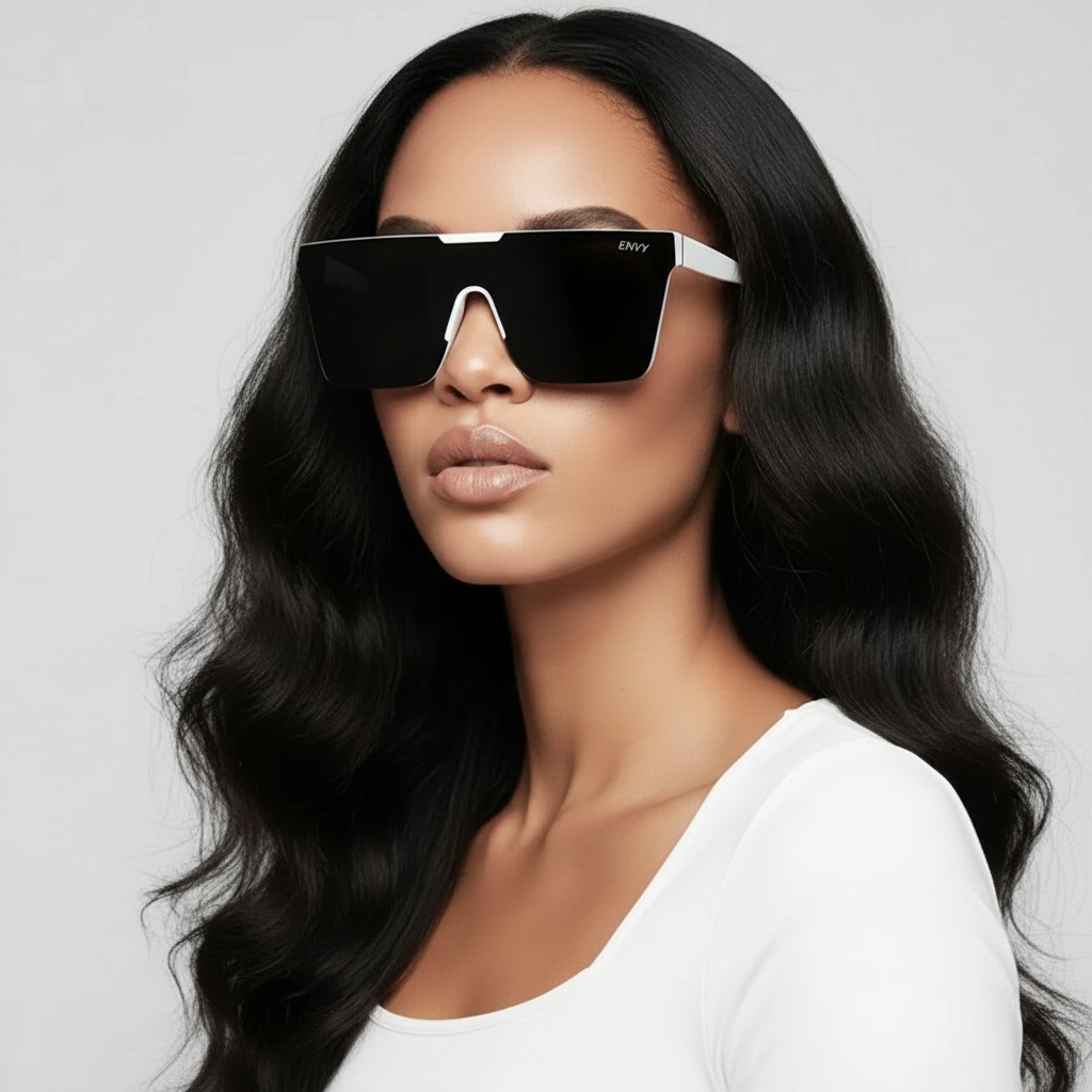 Eclipse White | Polarised Envy Sunglasses