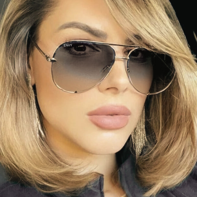 Golden Black Fade Envy Sunglasses