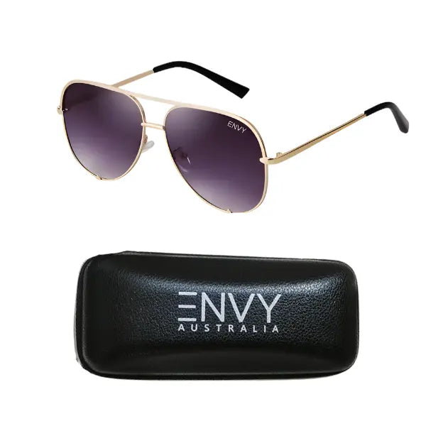 Golden Black Fade Envy Sunglasses