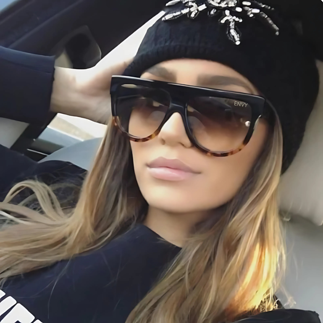 Kim K Leopard Envy Sunglasses