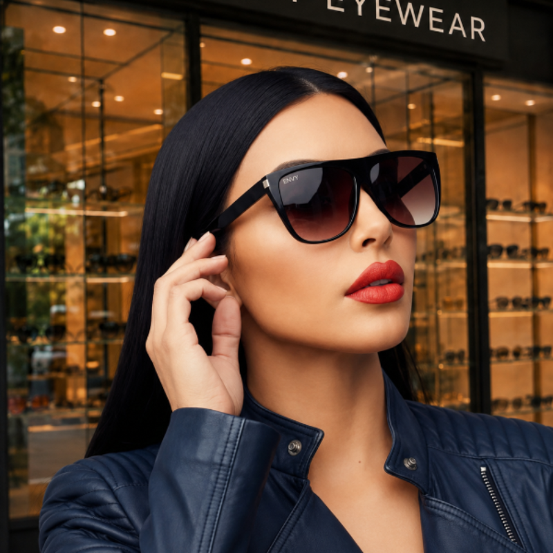 Kim K Inspired Black Envy Sunglasses