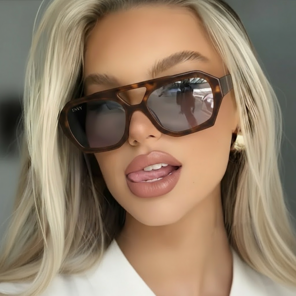 NEW Leopard Aura Envy Sunglasses