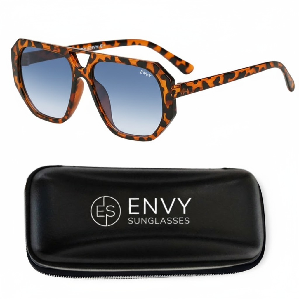 NEW Leopard Aura Envy Sunglasses