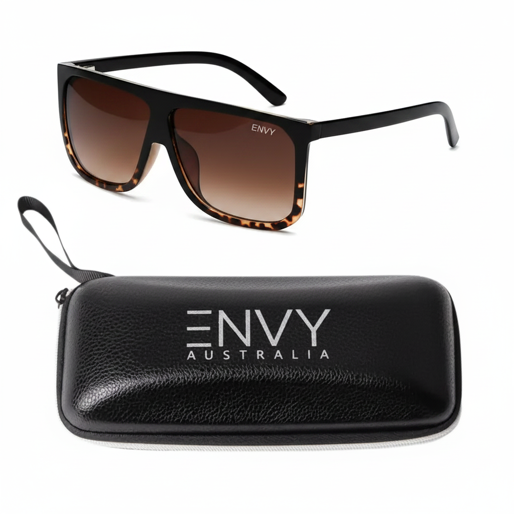 Luxe Escape Leopard Envy Sunglasses