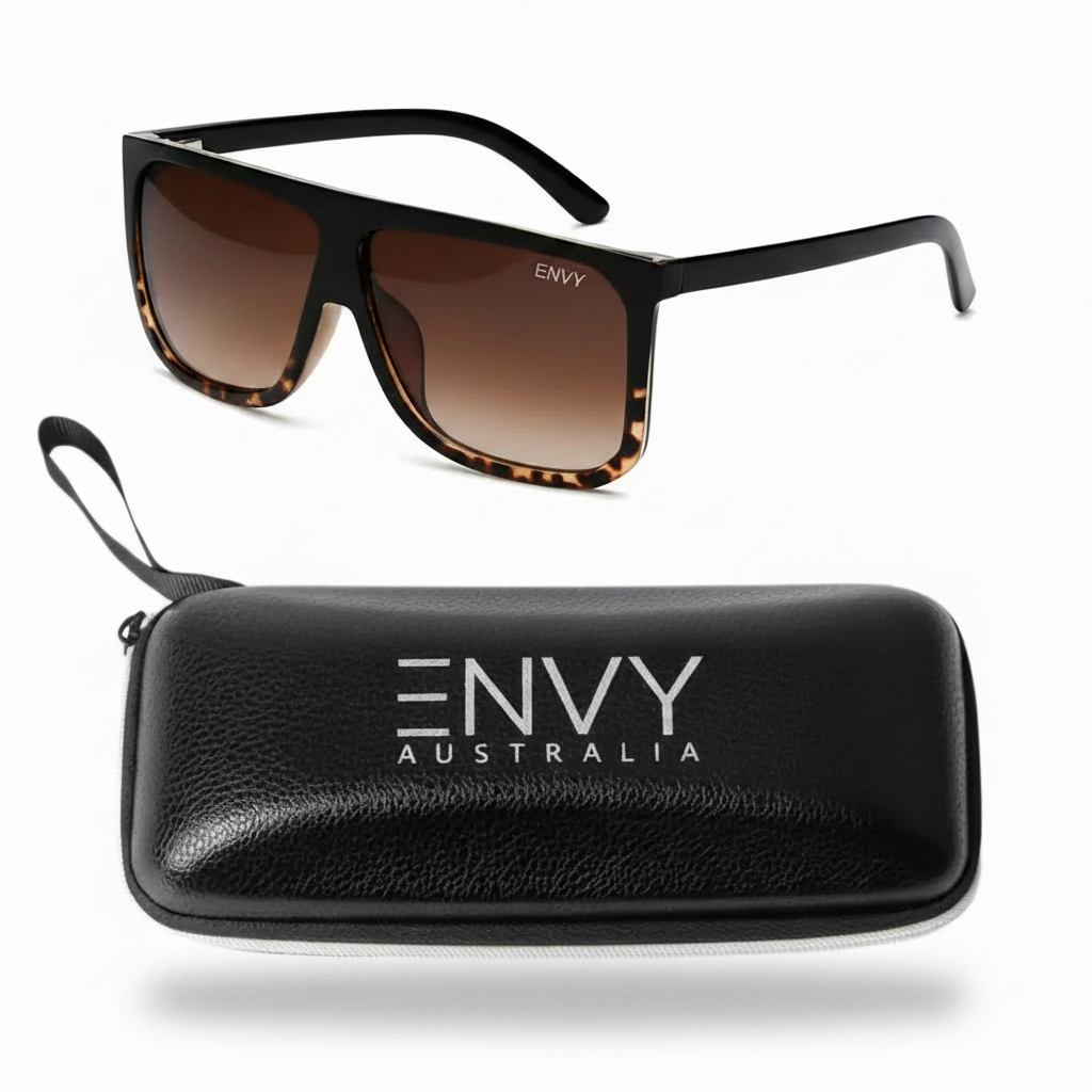 Luxe Escape Leopard Envy Sunglasses