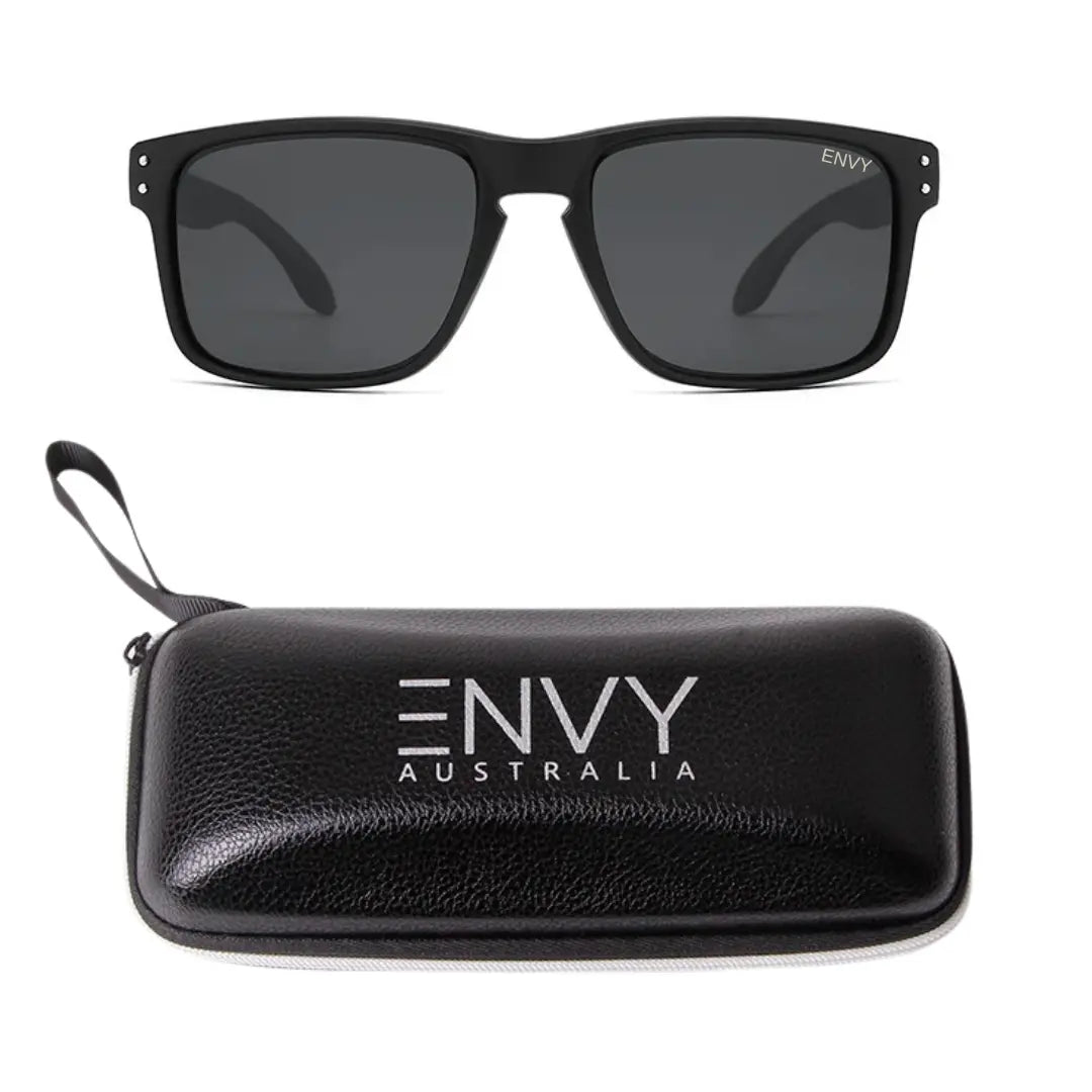 Onyx Matte Polarised Envy Sunglasses