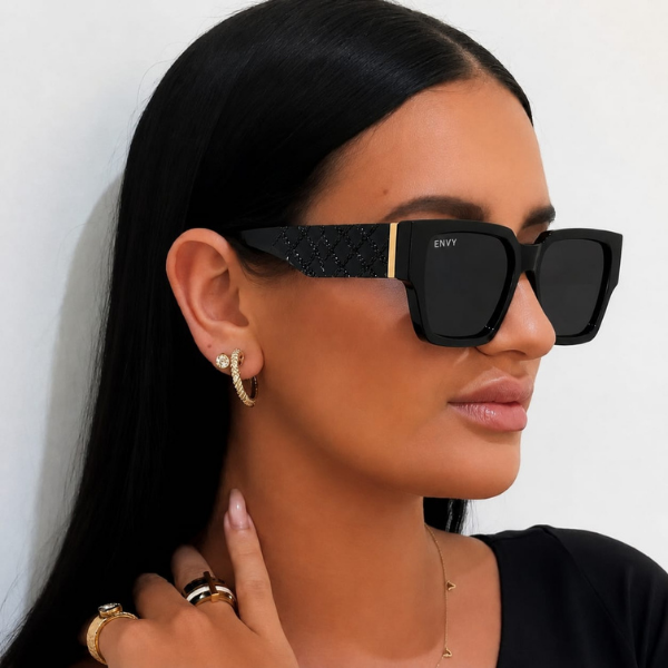 Quilted Lux Envy Sunglasses