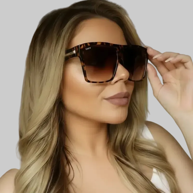 Sachi Leopard Envy Sunglasses