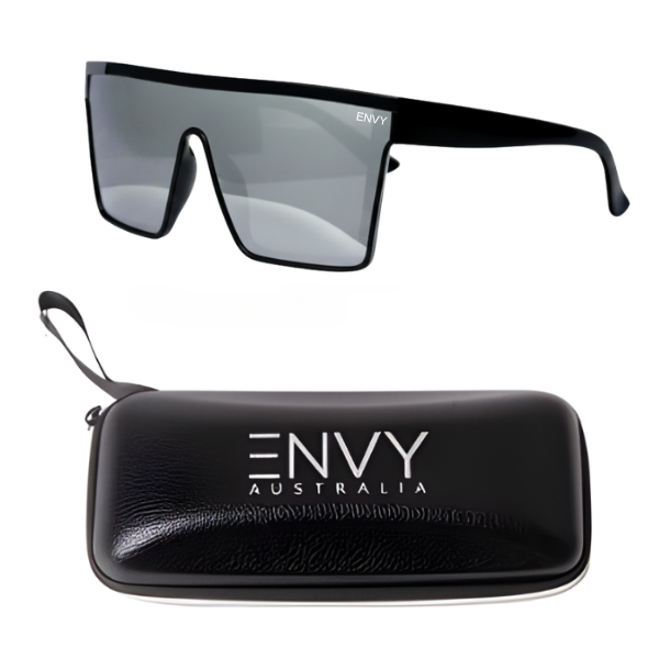 Sienna Silver Oversized Envy Sunglasses