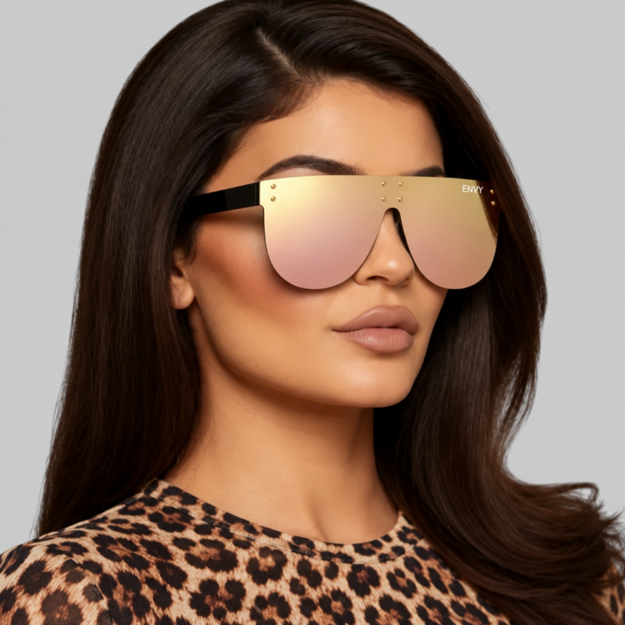 Belmain Rose Gold. Envy Sunglasses