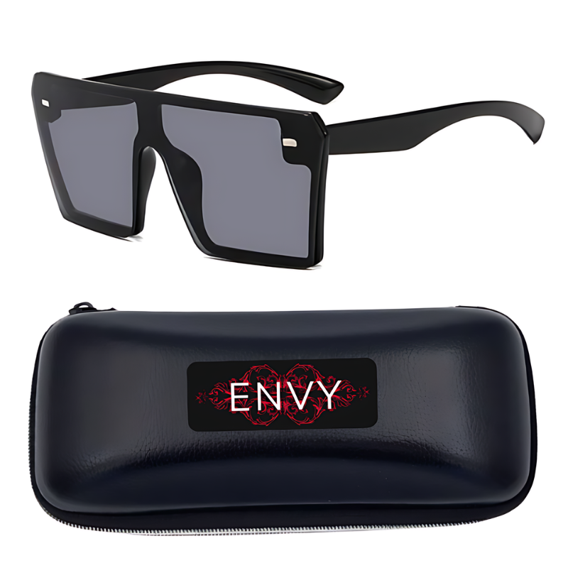 Ebony Oversized Envy Sunglasses