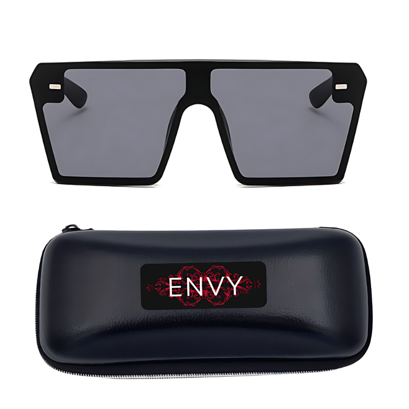 Ebony Oversized Envy Sunglasses