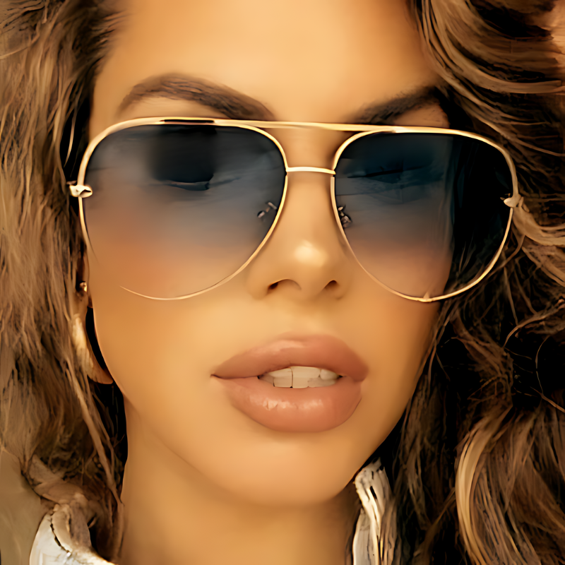 Golden Black Fade Envy Sunglasses