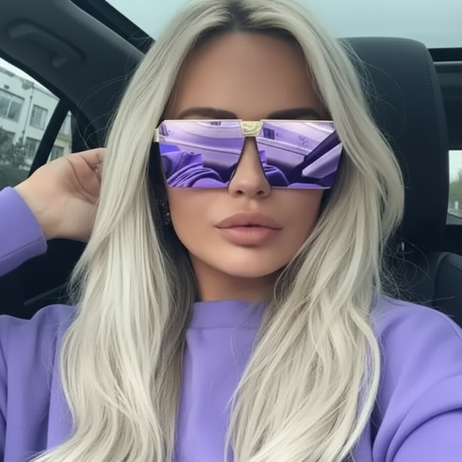 Glam Girl Purple Envy Sunglasses