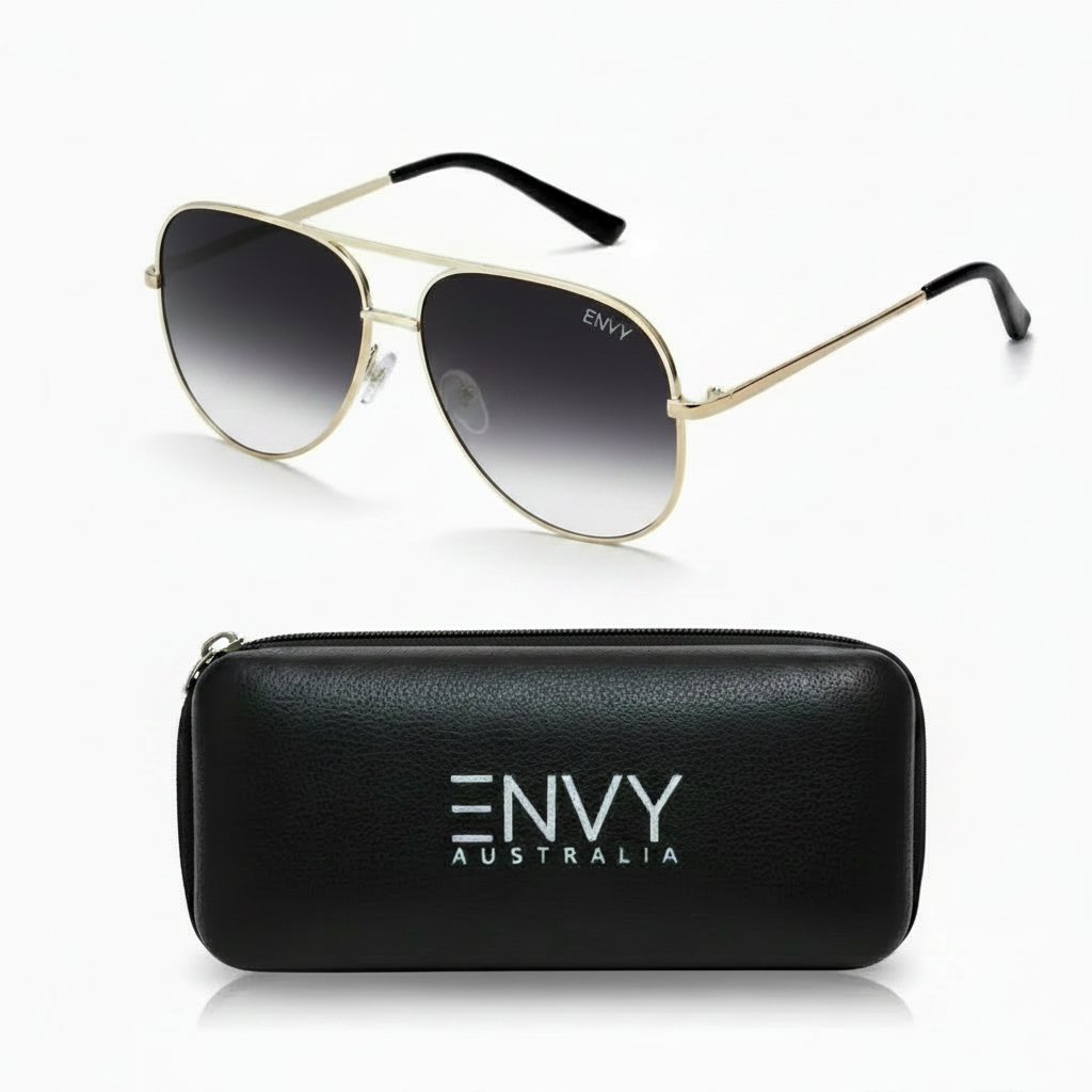Golden Black Fade Envy Sunglasses