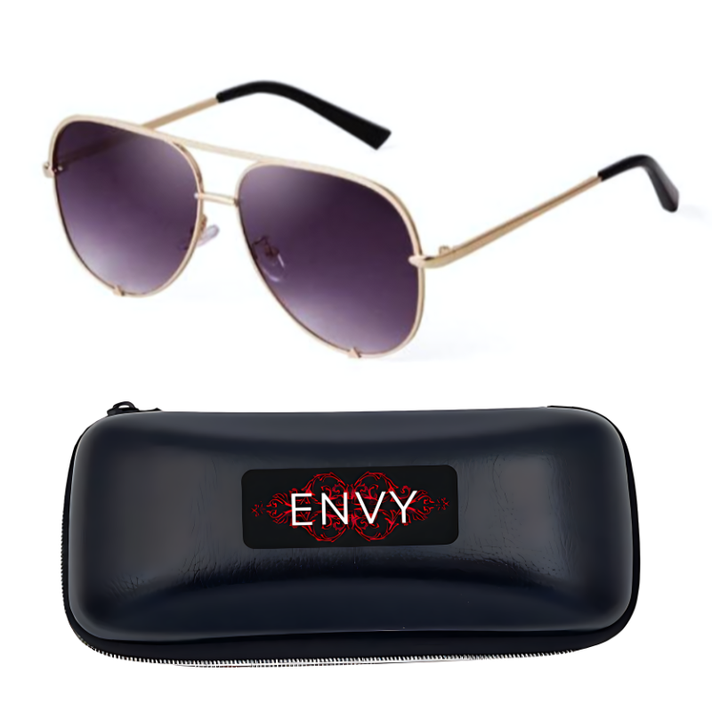 Golden Black Fade Envy Sunglasses