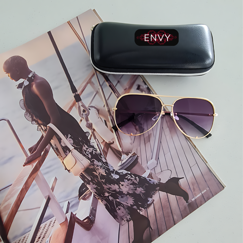 Golden Black Fade Envy Sunglasses