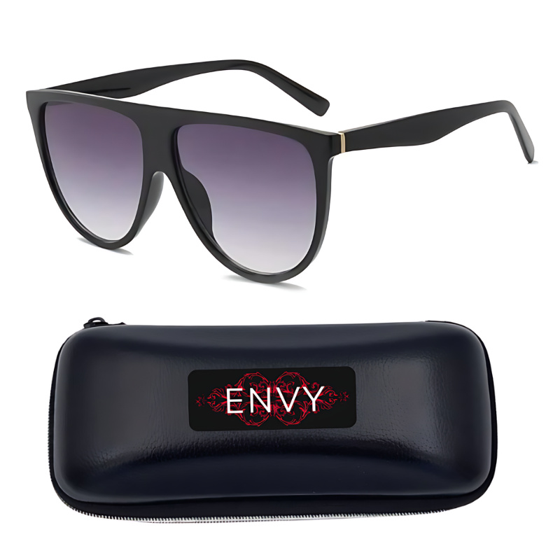 KIM K INSPIRED SHADES + CASE Envy Sunglasses