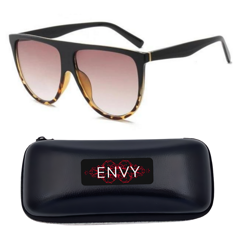 KIM K INSPIRED SHADES + CASE Envy Sunglasses