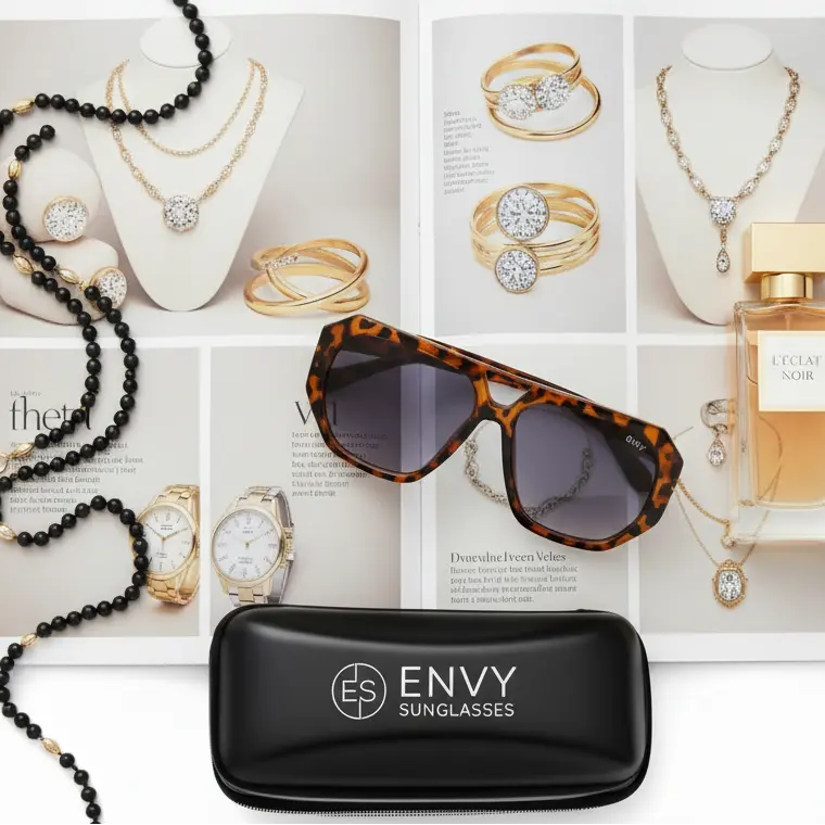 Leopard Aura Envy Sunglasses
