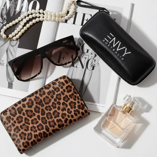 Luxe Escape Leopard Envy Sunglasses