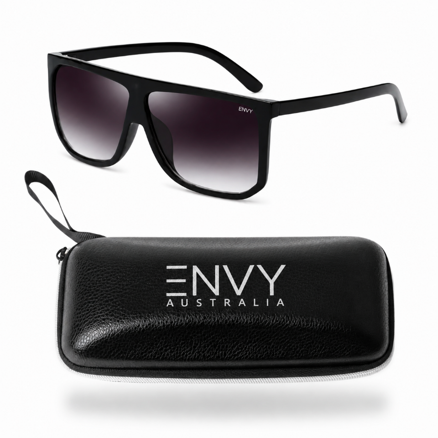 Luxe Escape Black. Envy Sunglasses