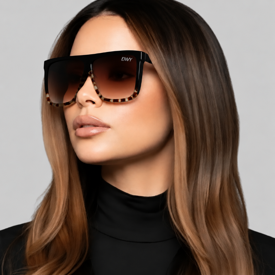 Luxe Escape Leopard. Envy Sunglasses