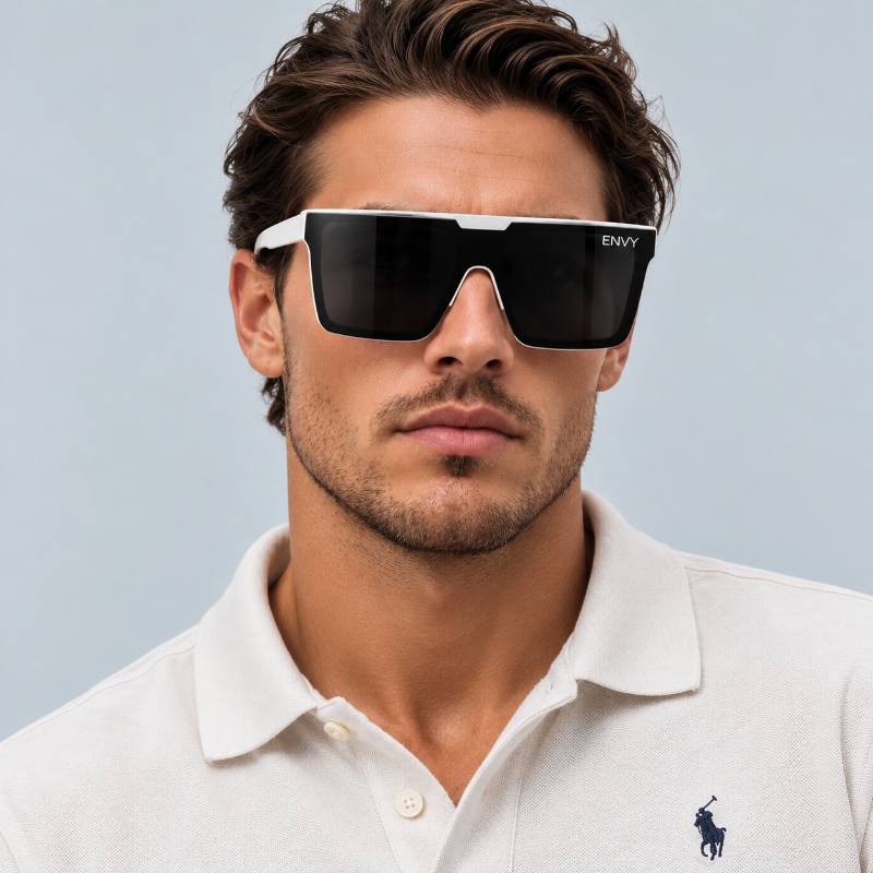 Eclipse White | Polarised Envy Sunglasses