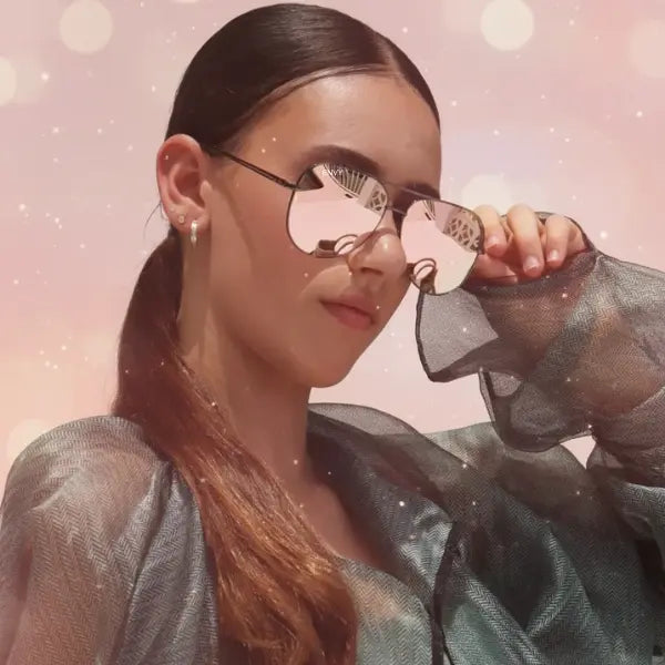 Mirror Shine Pink Envy Sunglasses