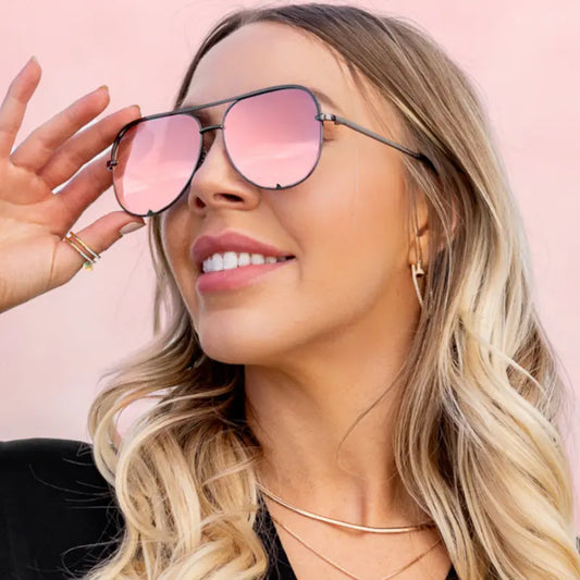 Mirror Shine Pink Envy Sunglasses