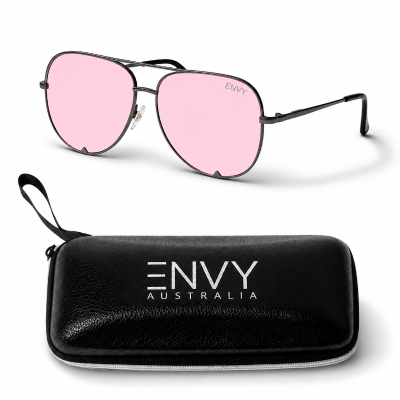 Mirror Shine Pink Envy Sunglasses