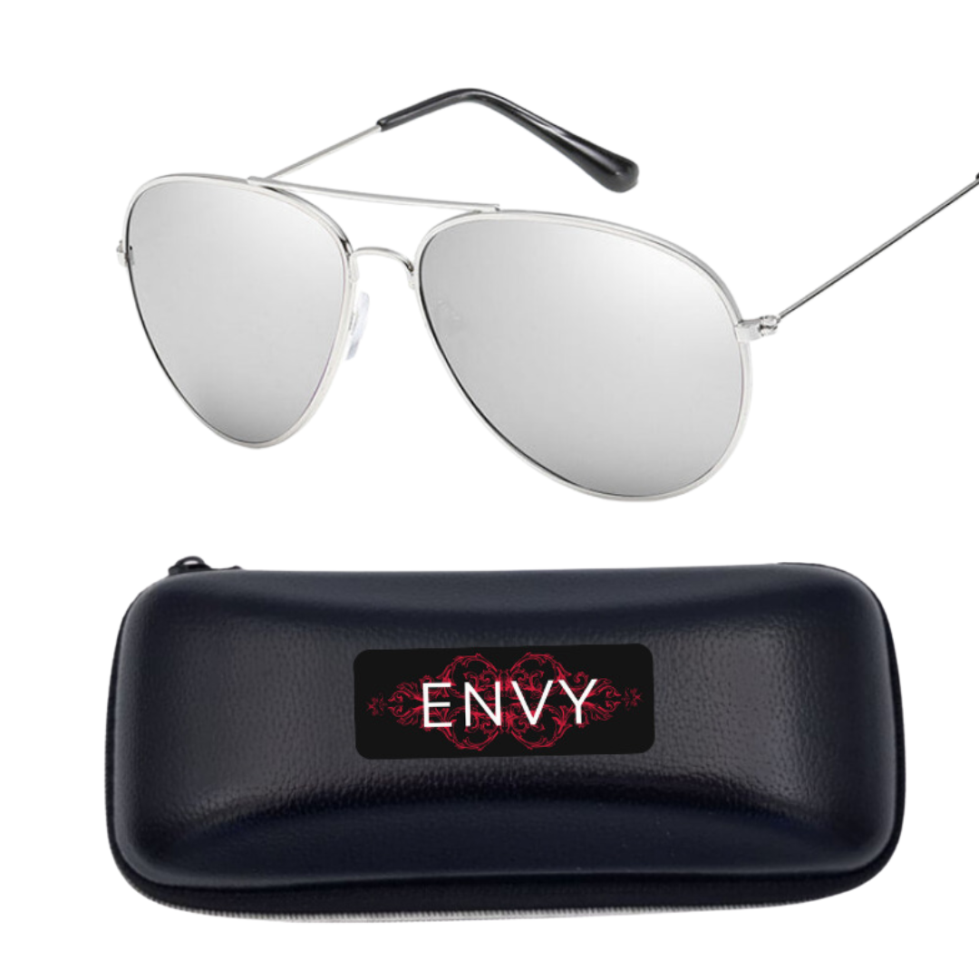 Mirror Shine Silver Envy Sunglasses