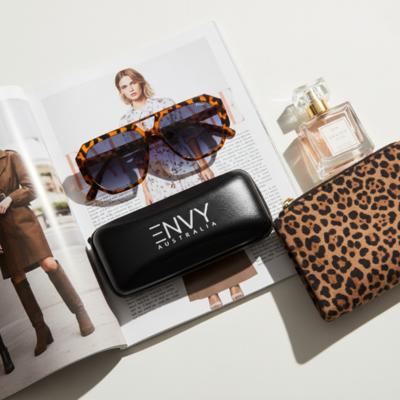 Leopard Aura Envy Sunglasses