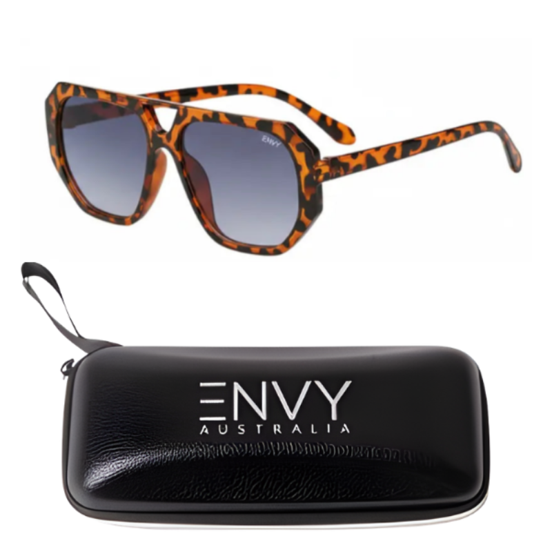 Leopard Aura Envy Sunglasses