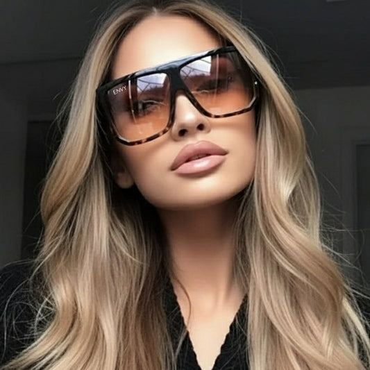 Luxe Escape Leopard Envy Sunglasses