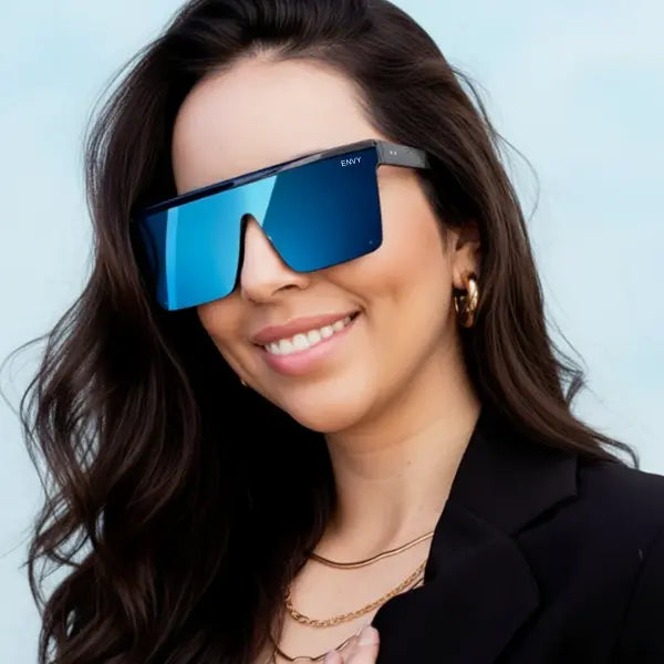Selena Blue Envy Sunglasses