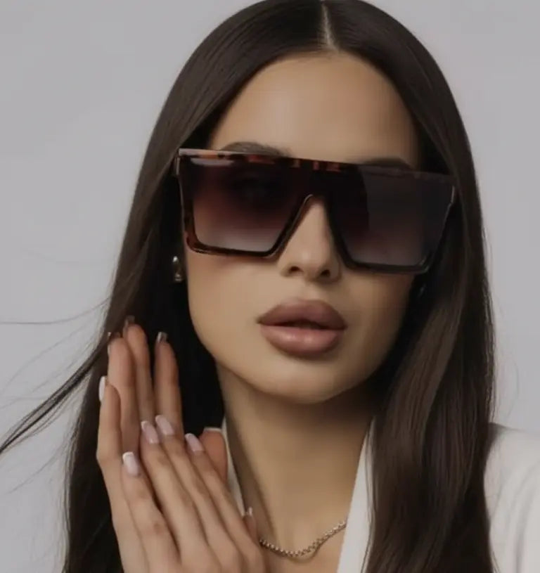 Selena Leopard Envy Sunglasses