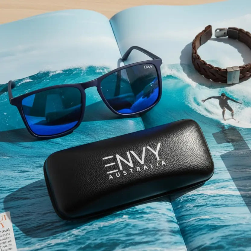 Trader Blue Polarized Envy Sunglasses