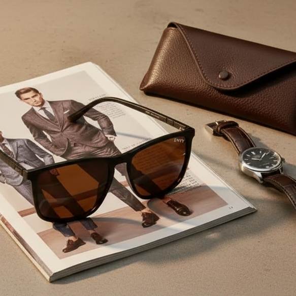 Trader Brown | Polarised Envy Sunglasses