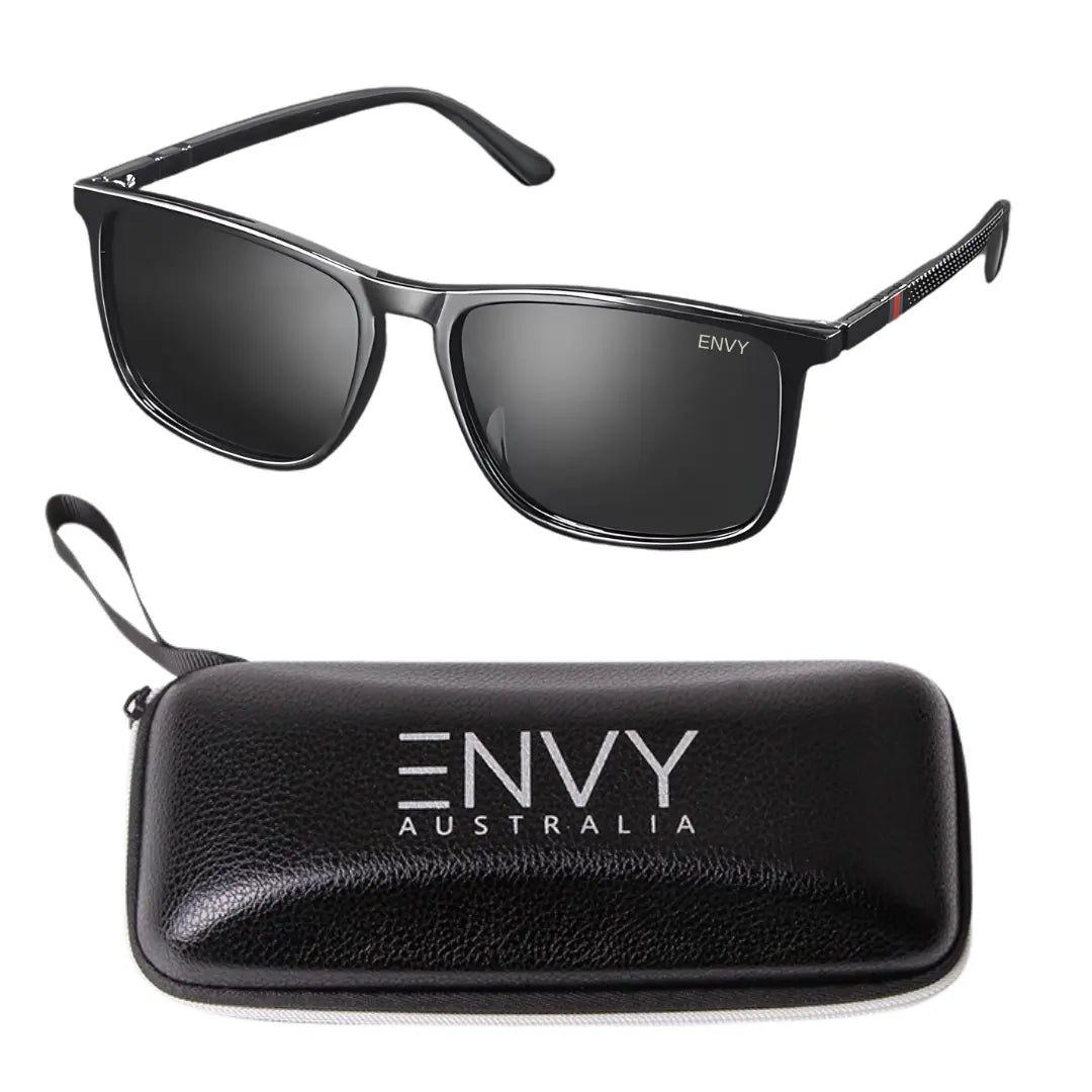 Trader Polarized Black– Envy Sunglasses