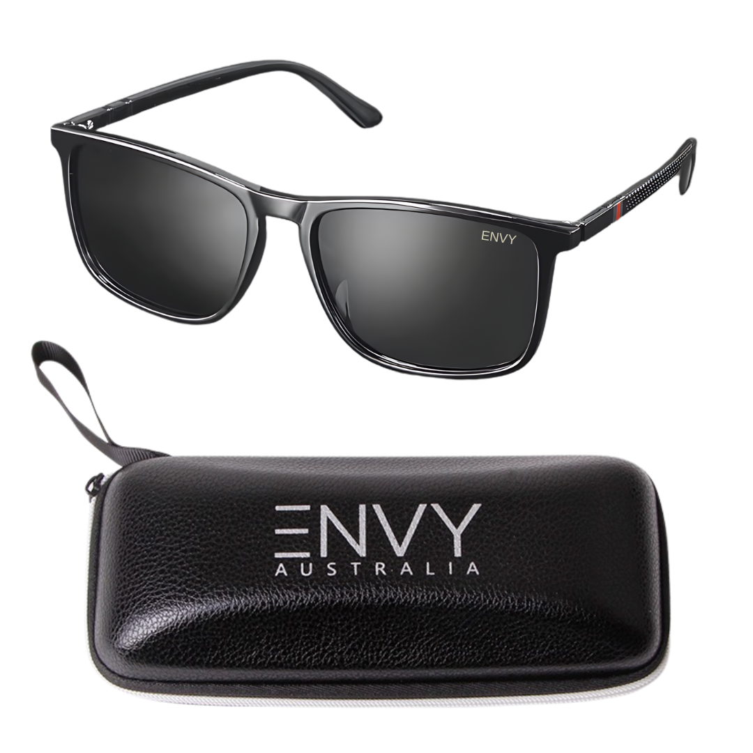 Trader Polarized Black Envy Sunglasses