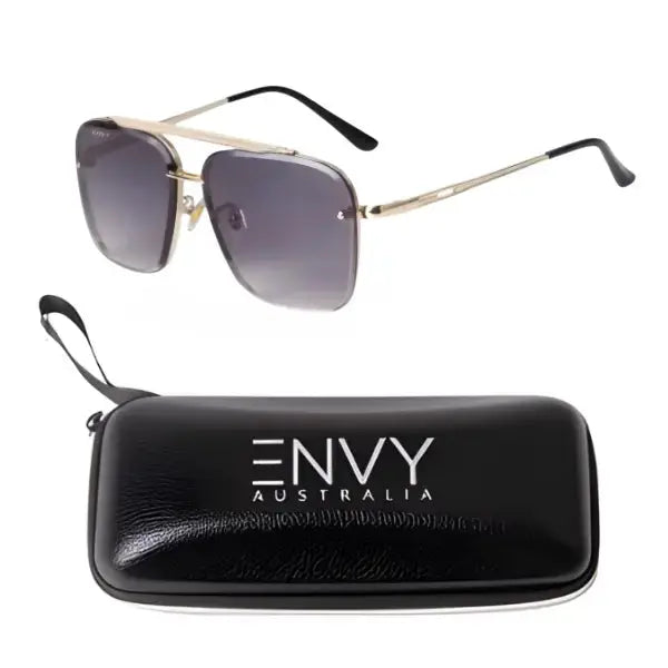 Midnight Rebel Aviator Sunglasses.