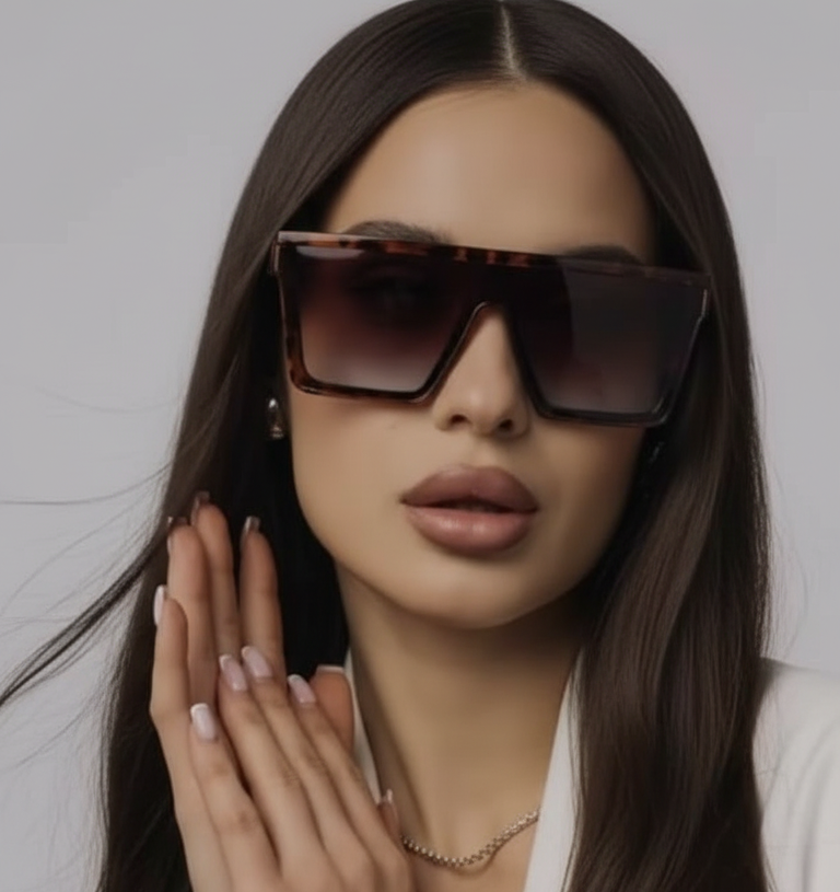 Selena Leopard Envy Sunglasses