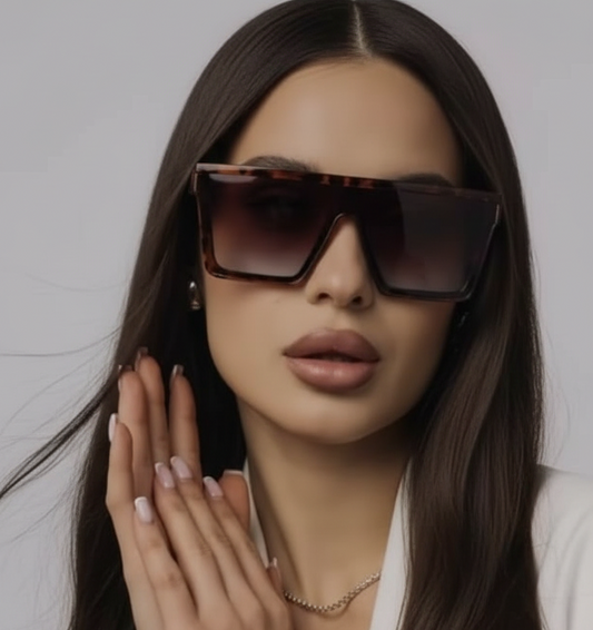 Selena Leopard Envy Sunglasses